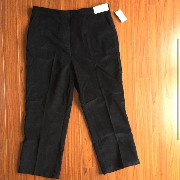 NWT Northern Reflections Wide Leg “Villager” Cords XXL Black - Picture 2 of 8